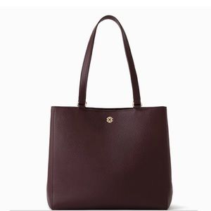 Dagger Dover Allyn leather tote - medium - Oxblood